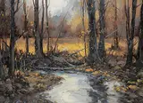Karl E. Wood, Autumn Stream