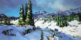 Steve Armstrong, Sun Through Valley, 2002, acrylic on canvas