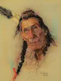 Nicholas Raphael de Grandmaison, Portrait of John Hunter [Sitting Eagle]