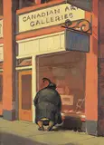 Winston Elliott, Canadian Art Galleries, 1947, oil on wood panel