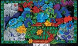 Joanne Gauthier, Fleurir Eternellement, mixed media on canvas