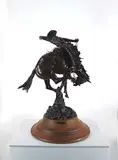 Steve Hoar, The Outlaw #3/20, 1979, bronze sculpture
