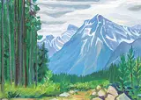 Doris Jean McCarthy, Jasper - Banff Highway