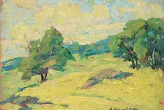 Henrietta Mabel May, Knowlton, oil on wood panel