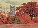 Robert Pilot, The Church, Barriefield, Ontario, 1952, oil on canvas board