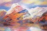 Ernestine Tahedl, No. 9 Rocky Mountains Alberta, 1999, oil on canvas