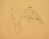 Frederick Varley, Eskimo Drawing #1, Nascopie Trip, 1938, graphite on paper