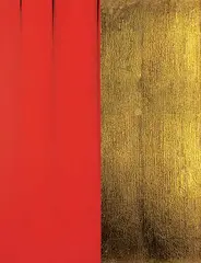 Reginald Hamilton, Gold Margin, 1995, oil, gold leaf and latex on canvas