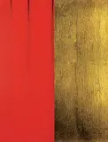Reginald Hamilton, Gold Margin, 1995, oil, gold leaf and latex on canvas