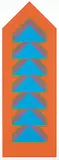 Harry Mitsuo Kiyooka, Blue Arrow #22/60, colour silkscreen on paper