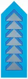Harry Mitsuo Kiyooka, Silver Arrow #24/63, colour silkscreen on paper