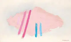 William Perehudoff, AC-81-6, 1981, acrylic on canvas