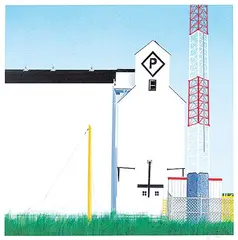 David Thauberger, High Towers, 2001, acrylic on wood board