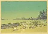 Takao Tanabe, Low Tide #17/50, colour lithograph on paper