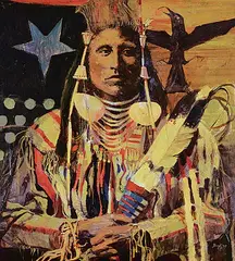 James Neil Boyle, Untitled - Crow Chief, 1979, acrylic on canvas