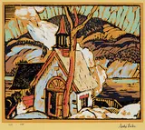 André Charles Biéler, La Chapelle de St. Famille #122/125, colour silkscreen on paper