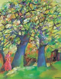 Gérard Castonguay, Tot le Matin, oil on canvas