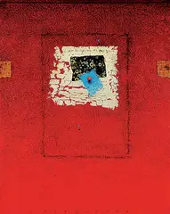 Michael den Hertog, Bits and Pieces III, acrylic and mixed media on canvas