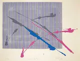 Christian Eckart, Swatch Series No. 5 #AP 3/6, 1980, colour silkscreen on paper
