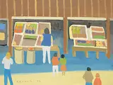 Colin D. Graham, Organic Stall, 1998, oil on canvas