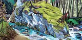 Barbara Hirst, Along the Galatea Trail, 2012, acrylic on wood board