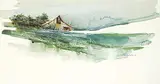 Brian R. Johnson, Saanich #5, watercolour on paper