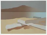 Norman Antonio Onley, Lake Island #3/35, colour silkscreen on paper