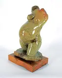 Orlando Corrales Moncada Orkomo, Untitled - Study of a Woman with Child, 1998, stone carving