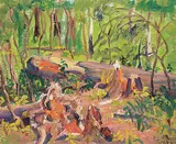 Ruth May Pawson, Untitled - Forest Floor, 1946, oil on canvas