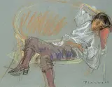 Joseph Francis Plaskett, Figure on Divan