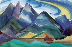 Rock by Bartley Robilliard Pragnell, 1946, watercolour on paper, sold Nov 2020