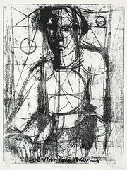 Herbert Johannes Joseph Siebner, Young Artist #10/10, 1951, lithograph on paper