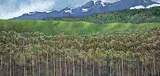 Deborah Lougheed Sinclair, Saddle Mountain Spring, 1978, acrylic on canvas