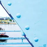 Tad Suzuki, Studies of Johnson St. Bridge, Victoria, II, 2011, acrylic on wood board