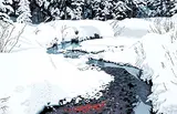 J. Thomas Hinton, Creek Colours [Winter Day], gouache on paper