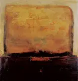 Alain Attar, Casbah Rouge, mixed media on wood board