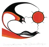 Jackson Beardy, Sweeping Knowledge #33/60, 1981, colour silkscreen on paper