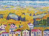 Carole Bondaroff, Untitled - Calgary Autumn, 1992, watercolour on paper