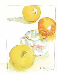 Laurel J.V. Cormack, Joady's Cup, watercolour and ink on paper
