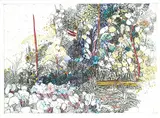 Susan Ford, In the Garden #9/10, colour etching on paper