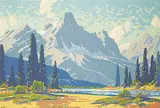 Roland Gissing, Untitled - Towards the Mountains