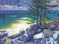 Peter Garland, Untitled - Burnished Ice, 2007, oil on canvas
