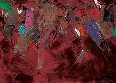 Toby Graser, Opus P12R, mixed media on paper