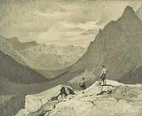 William Beverley Herbert, The Summit, conte on paper