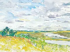 Darlene Hay, Vista, 1992, watercolour on paper