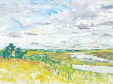 Darlene Hay, Vista, 1992, watercolour on paper