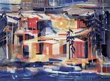Joan MacLeod, Whenever in Dreams, 1993, watercolour on paper