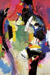 Pat O'Hara, Memory Chamber #12, 1995, acrylic on canvas