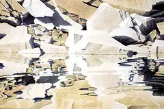 William James Parker, August Shoreline, 1982, acrylic on canvas