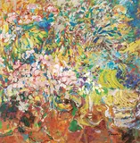Michael Reeves, White Violets, 1994, oil on canvas
